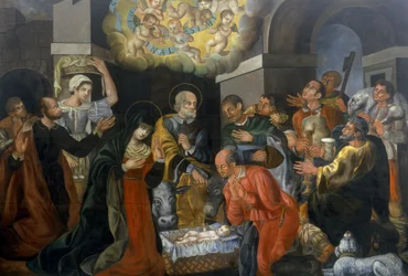 Die Geburt Christi und die Anbetung der Hirten